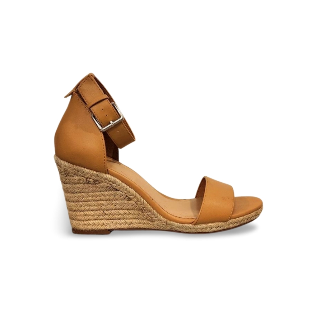Tan Wedge Sandals